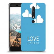 אהבה באוויר כיסוי מגן קשיח מעוצב ל Nokia 6.1 יחידה אחת סקרין מובייל