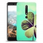 מזל קלובר כיסוי מגן קשיח מעוצב ל Nokia 6.1 יחידה אחת סקרין מובייל