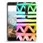ניאון גיאומטריה כיסוי מגן קשיח מעוצב ל Nokia 6.1 יחידה אחת סקרין מובייל