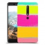 ניאון קשת כיסוי מגן קשיח מעוצב ל Nokia 6.1 יחידה אחת סקרין מובייל
