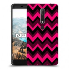 קווי סגול כיסוי מגן קשיח מעוצב ל Nokia 6.1 יחידה אחת סקרין מובייל
