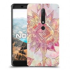 חמניות מוזרה סגולה כיסוי מגן קשיח מעוצב ל Nokia 6.1 יחידה אחת סקרין מובייל