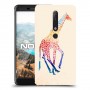 קשת ג 'ירפה כיסוי מגן קשיח מעוצב ל Nokia 6.1 יחידה אחת סקרין מובייל