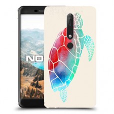 צב קשת כיסוי מגן קשיח מעוצב ל Nokia 6.1 יחידה אחת סקרין מובייל