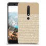 נקודות לבנות כיסוי מגן קשיח מעוצב ל Nokia 6.1 יחידה אחת סקרין מובייל