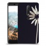 פרח לבן כיסוי מגן קשיח מעוצב ל Nokia 6.1 יחידה אחת סקרין מובייל