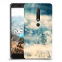 יופי חורף כיסוי מגן קשיח מעוצב ל Nokia 6.1 יחידה אחת סקרין מובייל