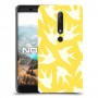 צהוב ציפור החיים כיסוי מגן קשיח מעוצב ל Nokia 6.1 יחידה אחת סקרין מובייל