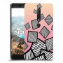 זאברה ריבועים כיסוי מגן קשיח מעוצב ל Nokia 6.1 יחידה אחת סקרין מובייל