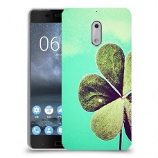 מזל קלובר כיסוי מגן קשיח מעוצב ל Nokia 6 יחידה אחת סקרין מובייל