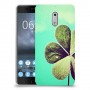 מזל קלובר כיסוי מגן קשיח מעוצב ל Nokia 6 יחידה אחת סקרין מובייל