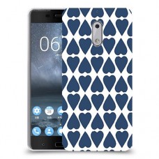 לבבות פסיפס כיסוי מגן קשיח מעוצב ל Nokia 6 יחידה אחת סקרין מובייל