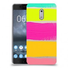 ניאון קשת כיסוי מגן קשיח מעוצב ל Nokia 6 יחידה אחת סקרין מובייל
