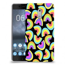 ניאון קשתות כיסוי מגן קשיח מעוצב ל Nokia 6 יחידה אחת סקרין מובייל