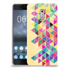 ניאון רומבי כיסוי מגן קשיח מעוצב ל Nokia 6 יחידה אחת סקרין מובייל