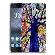 עץ ניאון כיסוי מגן קשיח מעוצב ל Nokia 6 יחידה אחת סקרין מובייל