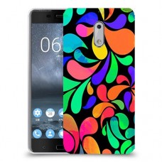 ניאון ורנזס כיסוי מגן קשיח מעוצב ל Nokia 6 יחידה אחת סקרין מובייל