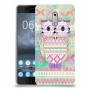 ינשוף נחמד כיסוי מגן קשיח מעוצב ל Nokia 6 יחידה אחת סקרין מובייל
