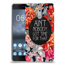 אף אחד לא קיבל זמן כיסוי מגן קשיח מעוצב ל Nokia 6 יחידה אחת סקרין מובייל