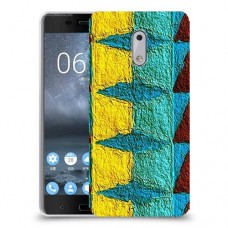 הפשטה צבועה כיסוי מגן קשיח מעוצב ל Nokia 6 יחידה אחת סקרין מובייל