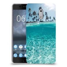 חופשה גן עדן כיסוי מגן קשיח מעוצב ל Nokia 6 יחידה אחת סקרין מובייל