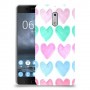 לבבות פסטל כיסוי מגן קשיח מעוצב ל Nokia 6 יחידה אחת סקרין מובייל