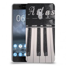 פסנתר Soul כיסוי מגן קשיח מעוצב ל Nokia 6 יחידה אחת סקרין מובייל