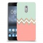 ורוד ירוק כיסוי מגן קשיח מעוצב ל Nokia 6 יחידה אחת סקרין מובייל