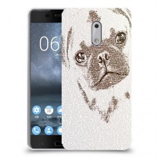 דיוקן סולד כיסוי מגן קשיח מעוצב ל Nokia 6 יחידה אחת סקרין מובייל