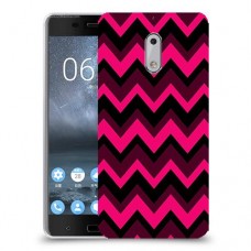 קווי סגול כיסוי מגן קשיח מעוצב ל Nokia 6 יחידה אחת סקרין מובייל