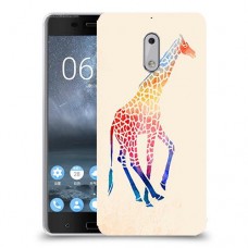 קשת ג 'ירפה כיסוי מגן קשיח מעוצב ל Nokia 6 יחידה אחת סקרין מובייל