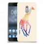 קשת ג 'ירפה כיסוי מגן קשיח מעוצב ל Nokia 6 יחידה אחת סקרין מובייל