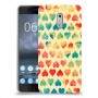 לבבות קשת כיסוי מגן קשיח מעוצב ל Nokia 6 יחידה אחת סקרין מובייל