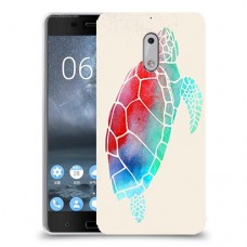 צב קשת כיסוי מגן קשיח מעוצב ל Nokia 6 יחידה אחת סקרין מובייל