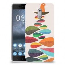 כביש של לבנים קשת כיסוי מגן קשיח מעוצב ל Nokia 6 יחידה אחת סקרין מובייל