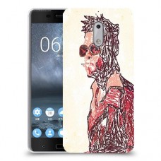 עישון כיסוי מגן קשיח מעוצב ל Nokia 6 יחידה אחת סקרין מובייל