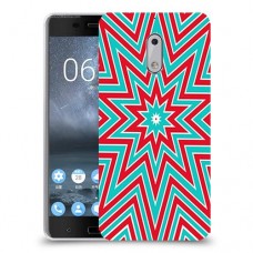 צבעי שלג כיסוי מגן קשיח מעוצב ל Nokia 6 יחידה אחת סקרין מובייל
