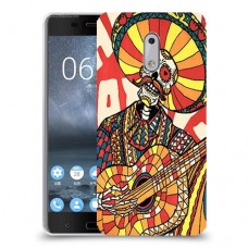 סומבררו סמל כיסוי מגן קשיח מעוצב ל Nokia 6 יחידה אחת סקרין מובייל