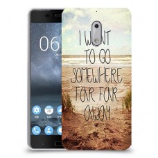במקום רחוק רחוק כיסוי מגן קשיח מעוצב ל Nokia 6 יחידה אחת סקרין מובייל