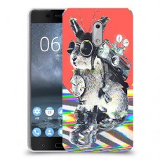 ארנבון מוזר כיסוי מגן קשיח מעוצב ל Nokia 6 יחידה אחת סקרין מובייל