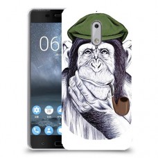 חשיבה קוף כיסוי מגן קשיח מעוצב ל Nokia 6 יחידה אחת סקרין מובייל