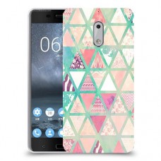 משולשים כיסוי מגן קשיח מעוצב ל Nokia 6 יחידה אחת סקרין מובייל