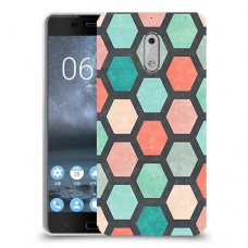 חלת דבש הונבד כיסוי מגן קשיח מעוצב ל Nokia 6 יחידה אחת סקרין מובייל