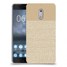 נקודות לבנות כיסוי מגן קשיח מעוצב ל Nokia 6 יחידה אחת סקרין מובייל