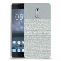 נקודות לבנות אפור כיסוי מגן קשיח מעוצב ל Nokia 6 יחידה אחת סקרין מובייל