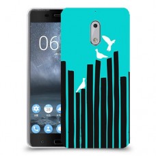 מי גבוה יותר כיסוי מגן קשיח מעוצב ל Nokia 6 יחידה אחת סקרין מובייל