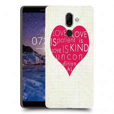 אהבה היא אדיבה כיסוי מגן קשיח מעוצב ל Nokia 7 plus יחידה אחת סקרין מובייל