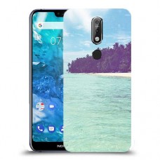 חופשה מושלמת כיסוי מגן קשיח מעוצב ל Nokia 7.1 יחידה אחת סקרין מובייל