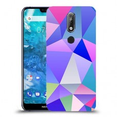הפשטה קשת כיסוי מגן קשיח מעוצב ל Nokia 7.1 יחידה אחת סקרין מובייל