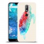 צב קשת כיסוי מגן קשיח מעוצב ל Nokia 7.1 יחידה אחת סקרין מובייל